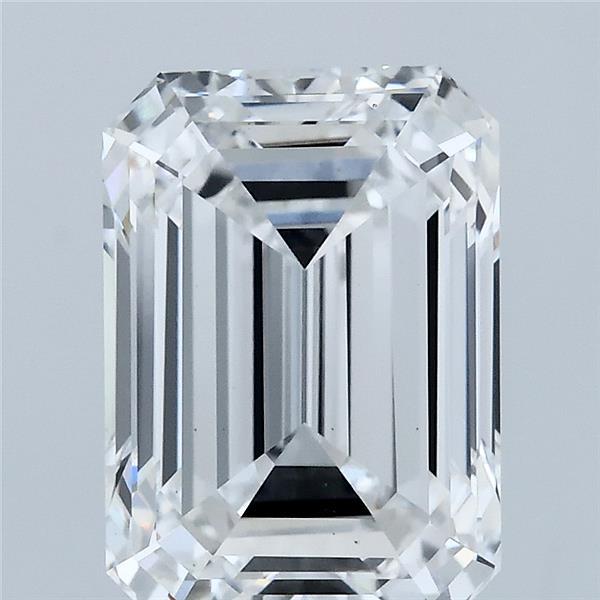 4ct Emerald E VS1 Lab Created Diamond