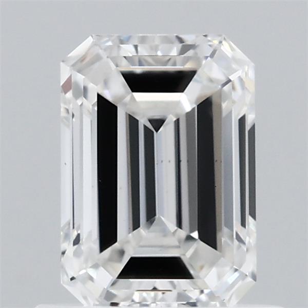 0.92ct Emerald F VS2 Lab Created Diamond