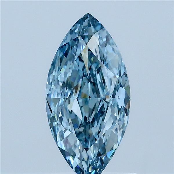 1.13ct Marquise FANCY VIVID BLUE VS1 Lab Created Diamond
