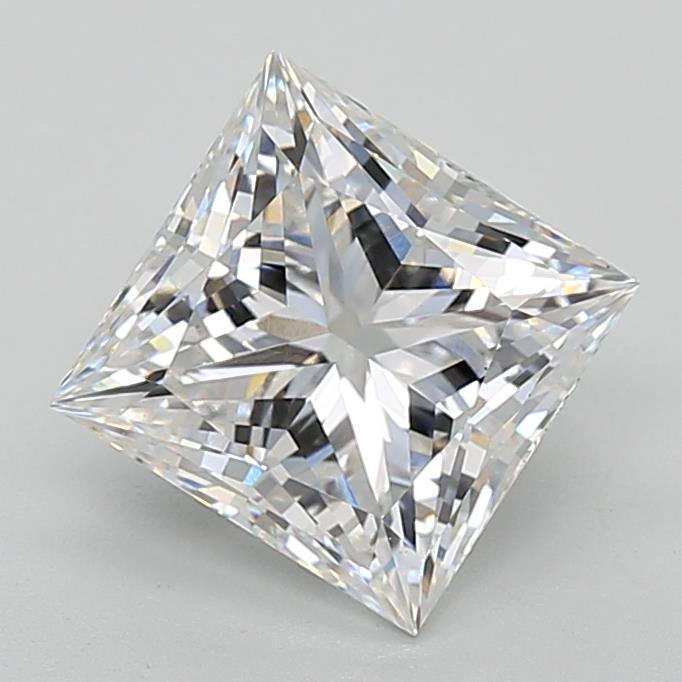 3.05ct Princess F VS1 Lab Created Diamond