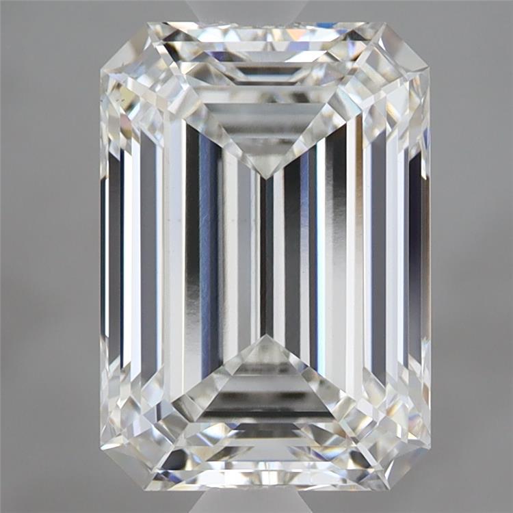3.09ct Emerald F VS1 Lab Created Diamond