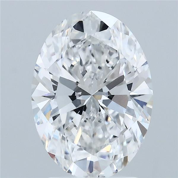 2.74ct Oval D VVS2 Lab Created Diamond