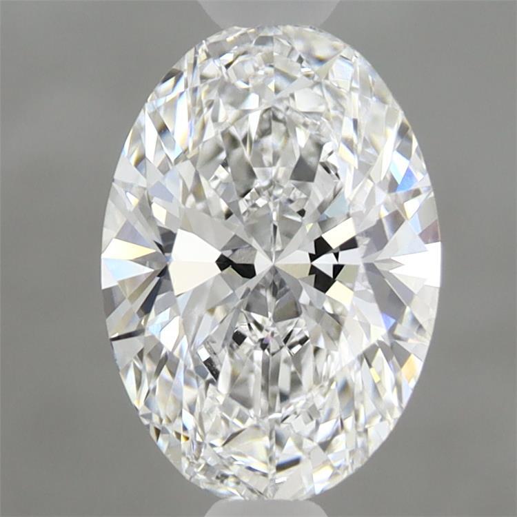 1.55ct Oval D VVS2 Lab Created Diamond