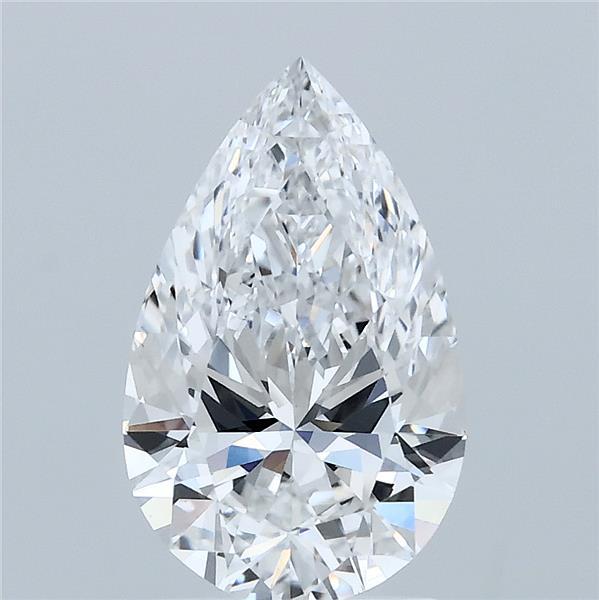 1.93ct Pear D VVS2 Lab Created Diamond
