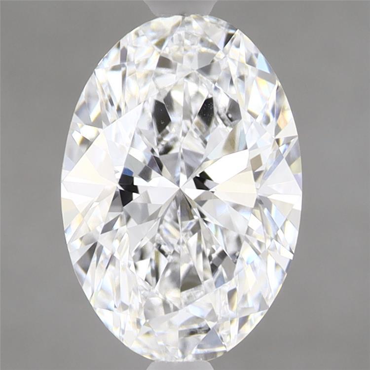 2.09ct Oval D VVS2 Lab Created Diamond