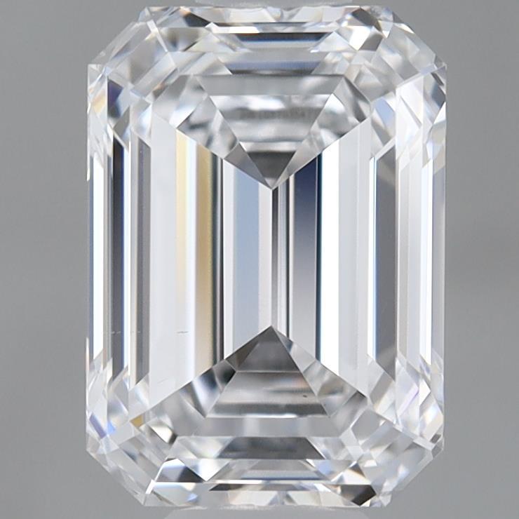 1.11ct Emerald D VS2 Lab Created Diamond