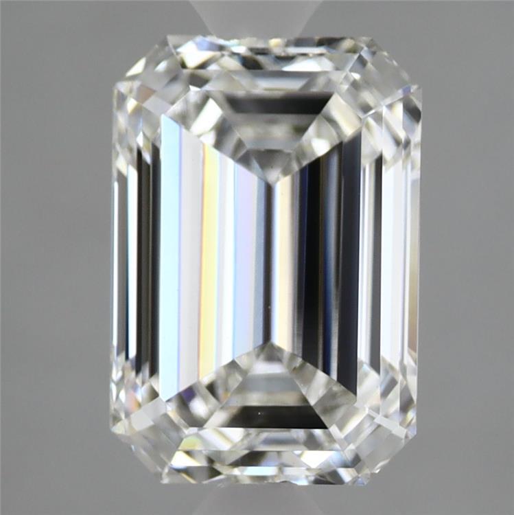 2.8ct Emerald F VVS2 Lab Created Diamond