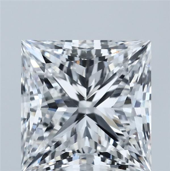 4.06ct Princess E VVS2 Lab Created Diamond
