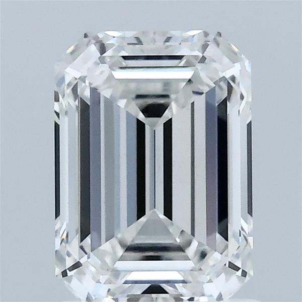1.52ct Emerald F VVS2 Lab Created Diamond