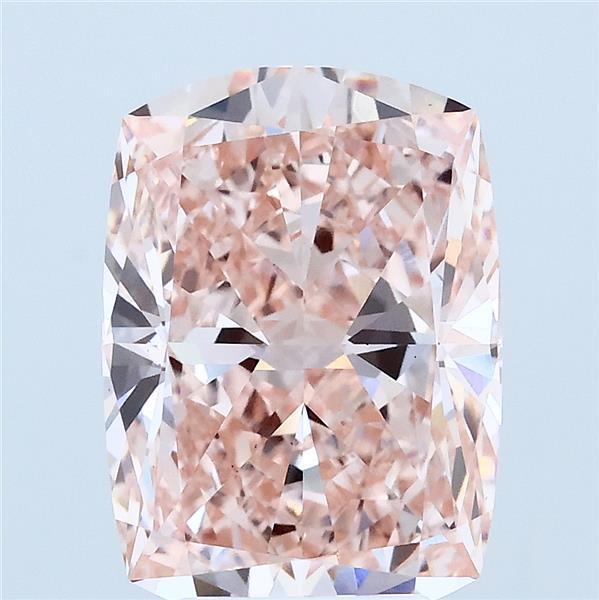 4.03ct Cushion FANCY INTENSE PINK VS1 Lab Created Diamond