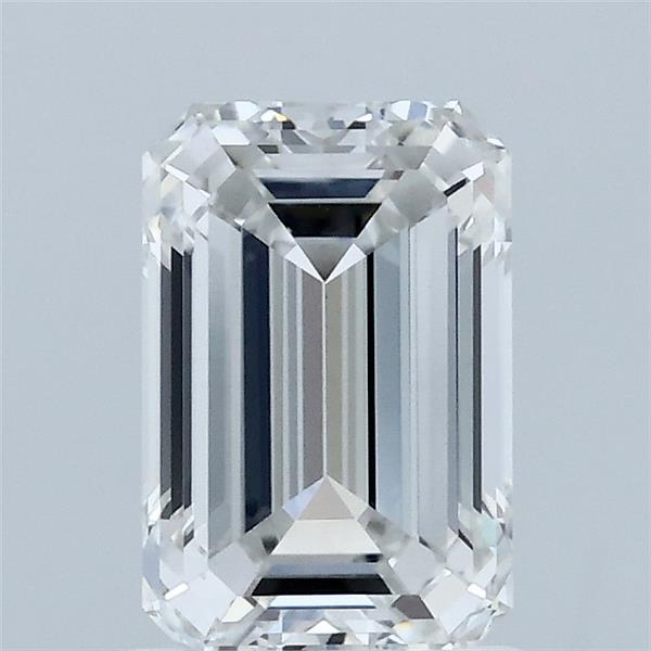 1.59ct Emerald E VVS2 Lab Created Diamond