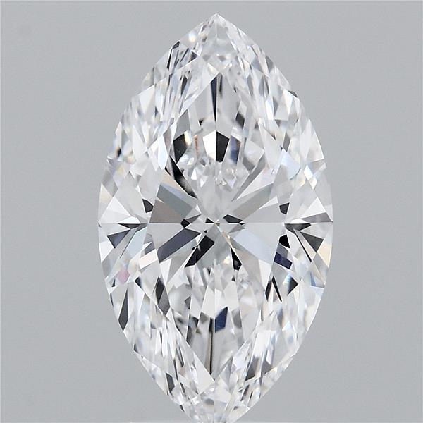 3.09ct Marquise D VVS2 Lab Created Diamond
