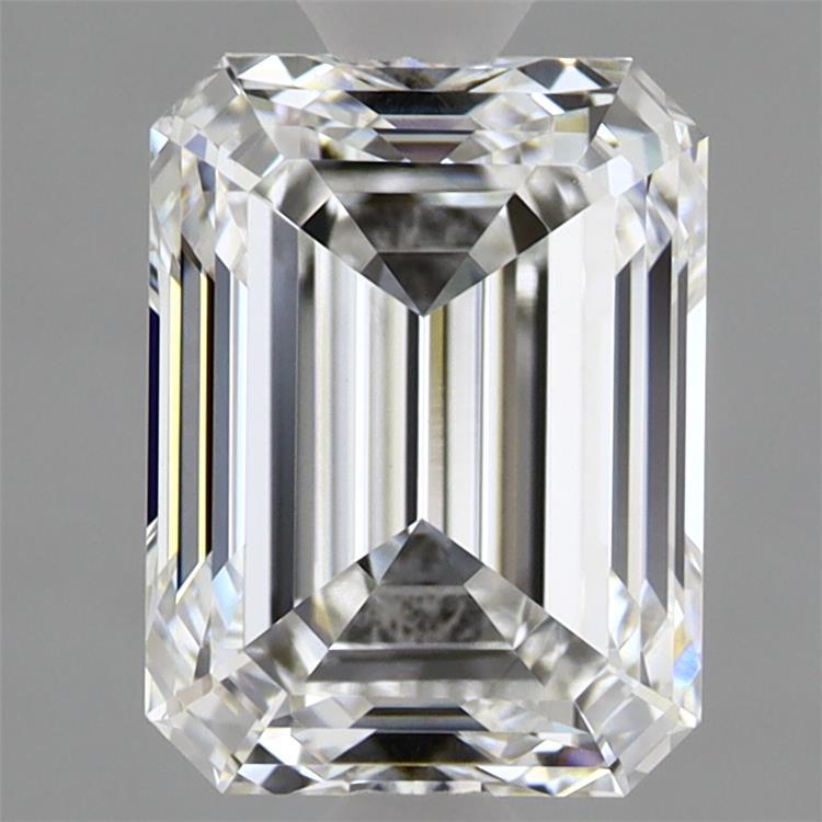 2.22ct Emerald D VVS2 Lab Created Diamond