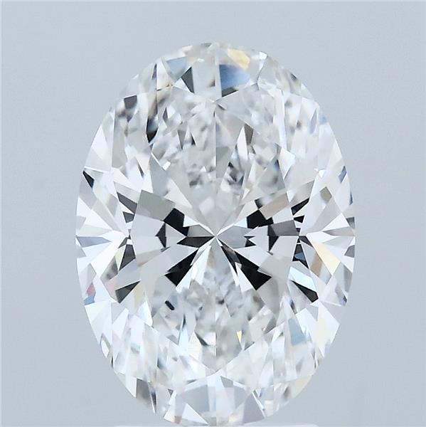 3ct Oval E VVS2 Lab Created Diamond