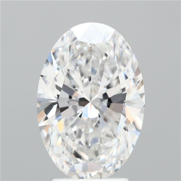 3.54ct Oval E VVS1 Lab Created Diamond