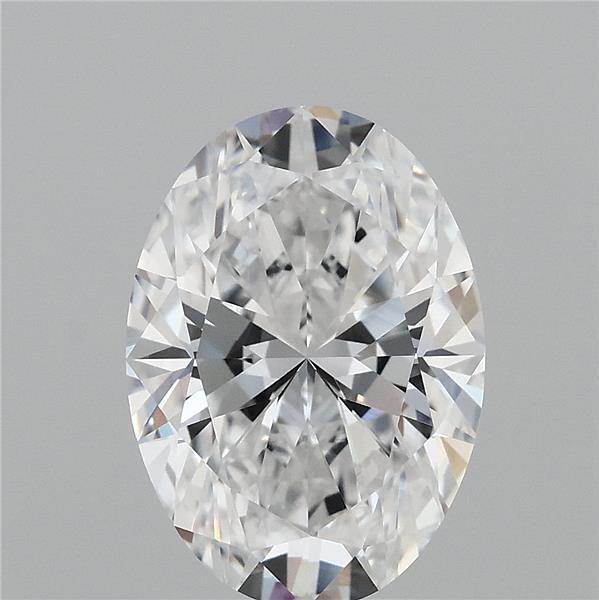 3.02ct Oval D VVS1 Lab Created Diamond