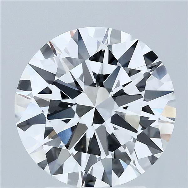 3ct Round F VVS2 Lab Created Diamond