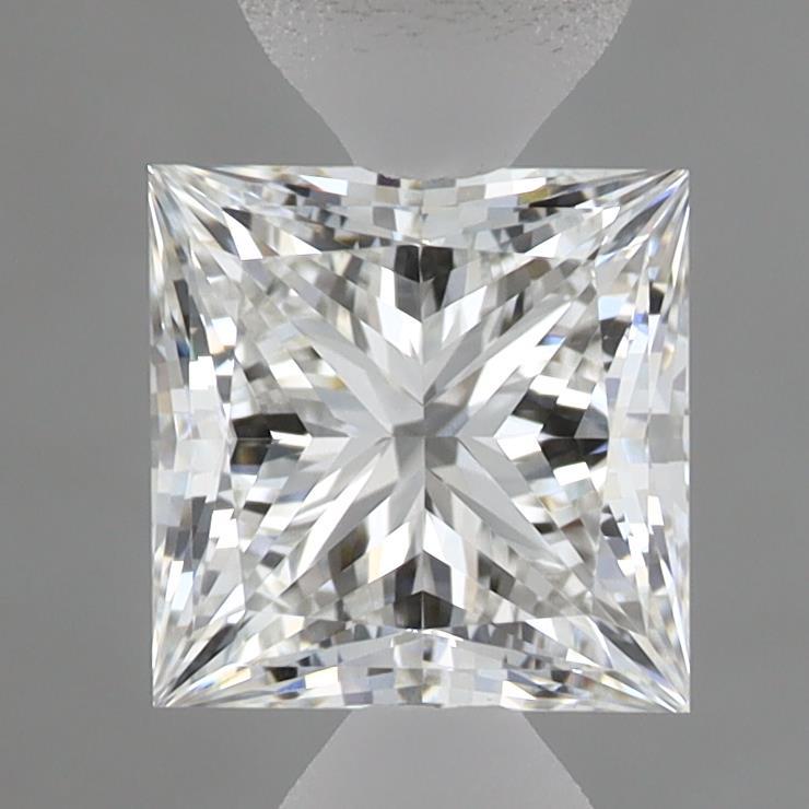 1.51ct Princess F VVS2 Lab Created Diamond