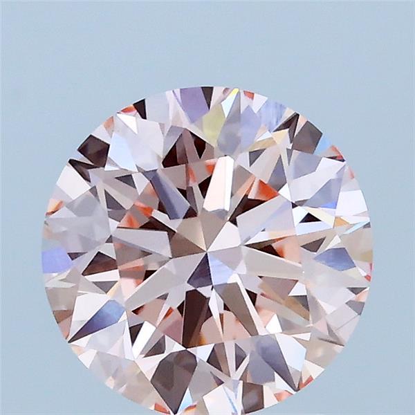 1.59ct Round FANCY INTENSE PINK VS1 Lab Created Diamond