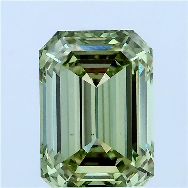 2.02ct Emerald FANCY VIVID GREEN VVS2 Lab Created Diamond
