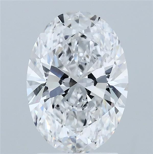 2.1ct Oval D VVS2 Lab Created Diamond