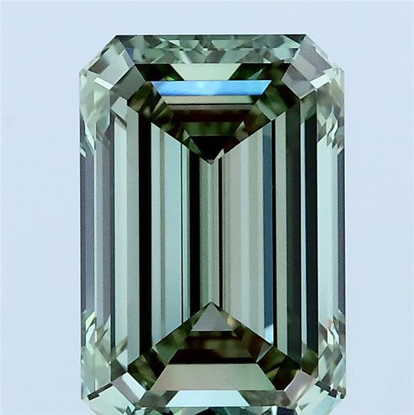 2.52ct Emerald FANCY VIVID GREEN VS1 Lab Created Diamond