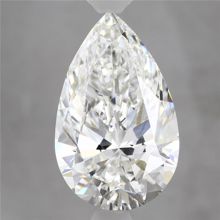 4.6ct Pear F VVS2 Lab Created Diamond