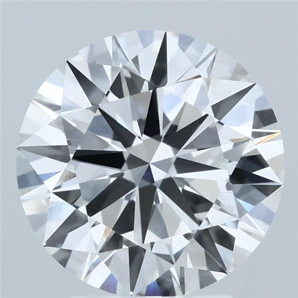3.37ct Round F VVS2 Lab Created Diamond