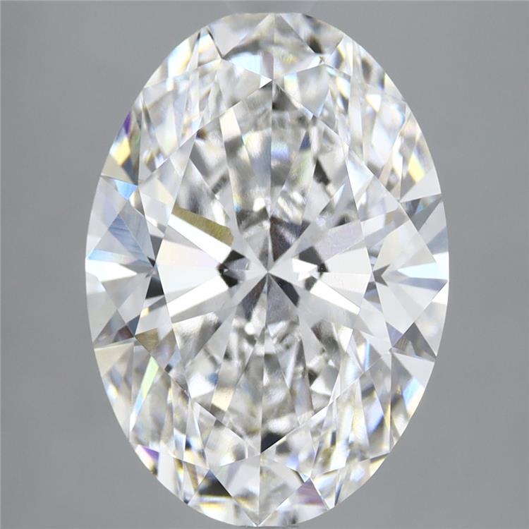 4.82ct Oval F VVS2 Lab Created Diamond