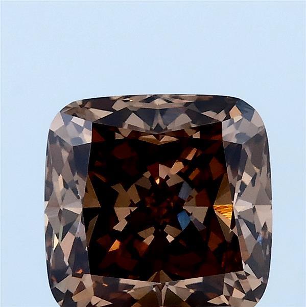 2.23ct Cushion FANCY BROWN VVS2 Lab Created Diamond