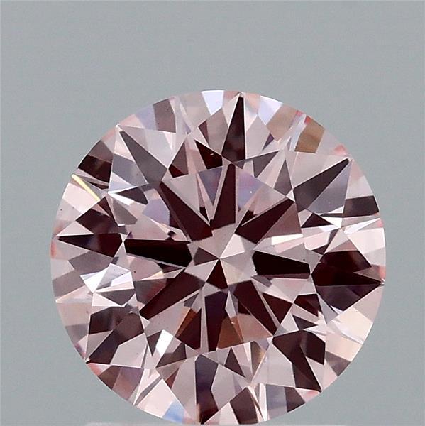 1.55ct Round FANCY INTENSE PINK VS2 Lab Created Diamond