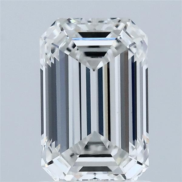 1.52ct Emerald F VVS2 Lab Created Diamond