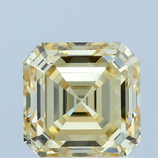 1.56ct Asscher FANCY YELLOW VVS2 Lab Created Diamond