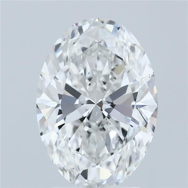 2.83ct Oval F VS1 Lab Created Diamond