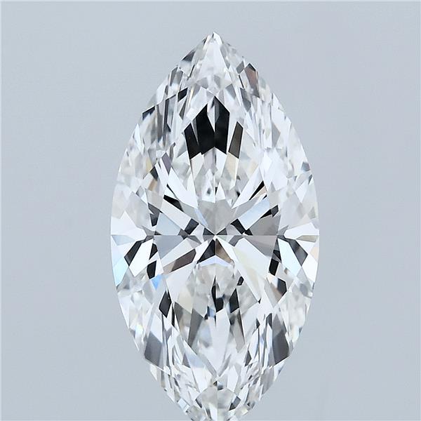 3.08ct Marquise F VVS2 Lab Created Diamond