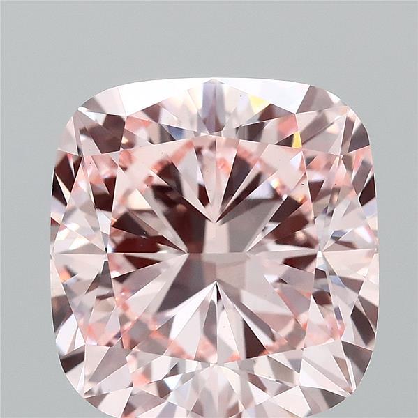 3.01ct Cushion FANCY INTENSE PINK VS1 Lab Created Diamond