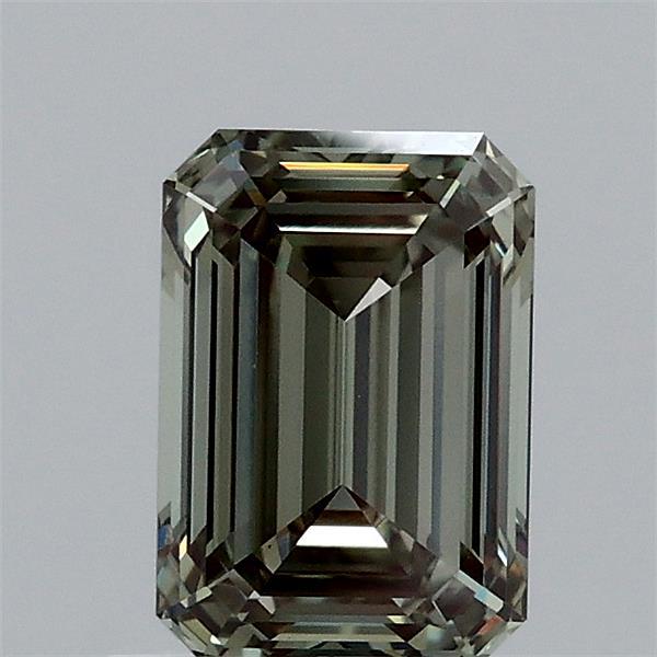 1.04ct Emerald FANCY INTENSE GREEN VS2 Lab Created Diamond