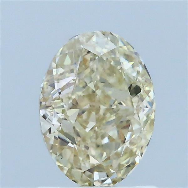 1.04ct Oval LIGHT YELLOW VS1 Lab Created Diamond