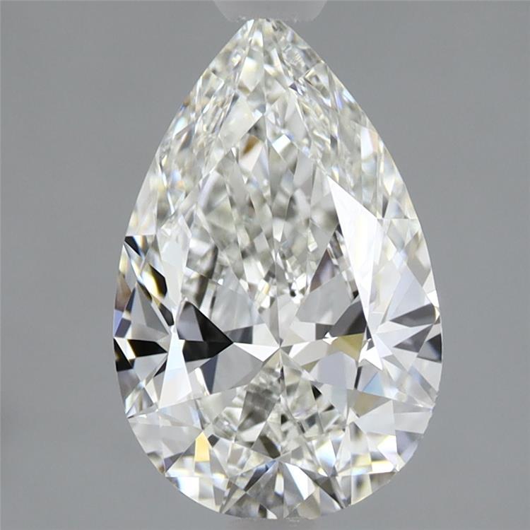 1.86ct Pear F VVS2 Lab Created Diamond