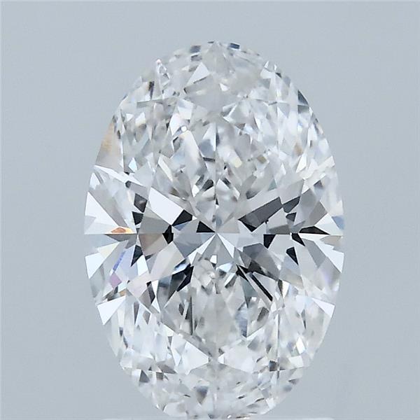 1.6ct Oval D VVS2 Lab Created Diamond