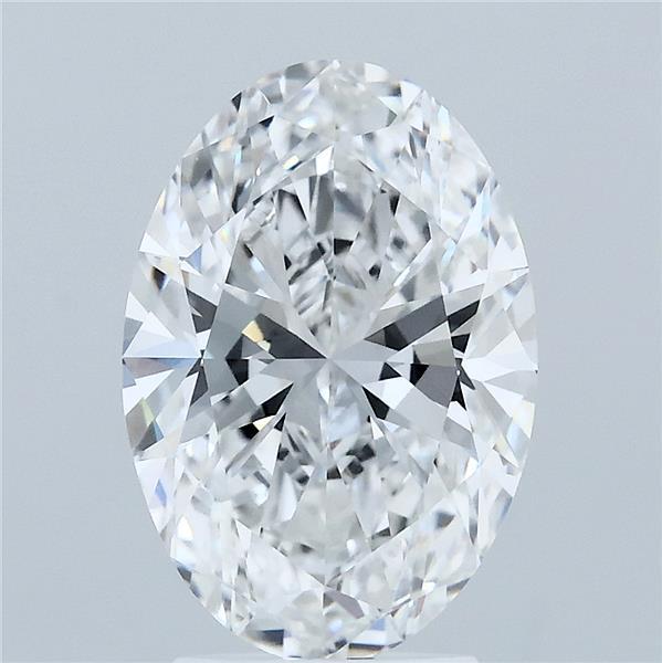 3.03ct Oval E VVS2 Lab Created Diamond