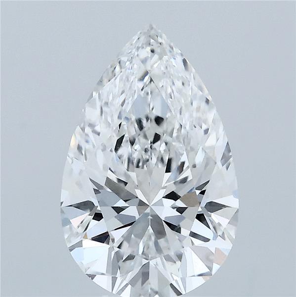 2.08ct Pear E VVS2 Lab Created Diamond