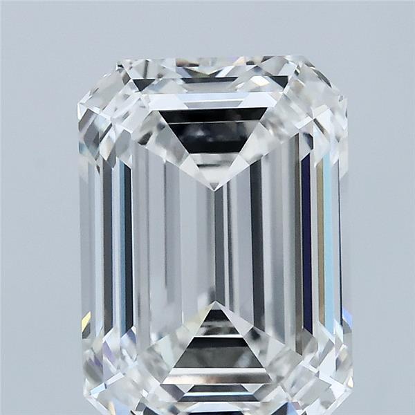 3.59ct Emerald F VS1 Lab Created Diamond
