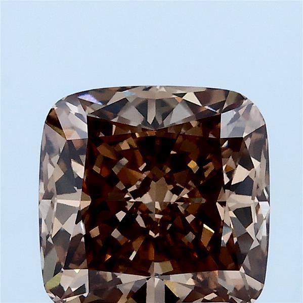 2.09ct Cushion FANCY BROWN VVS2 Lab Created Diamond