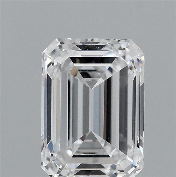 1.66ct Emerald D VVS1 Lab Created Diamond