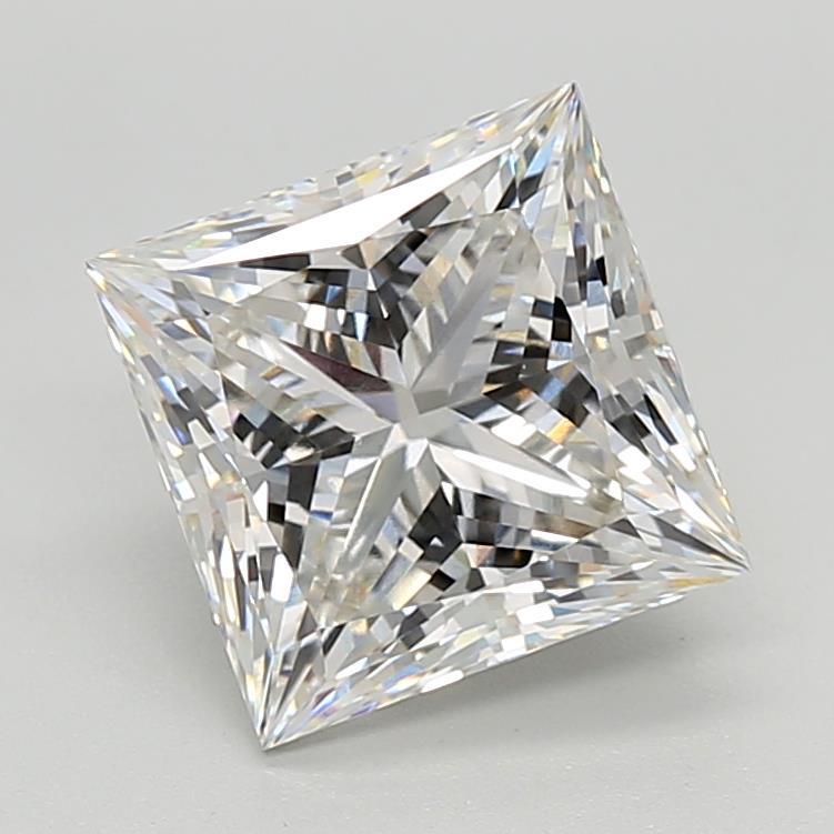 4.08ct Princess G VVS2 Lab Created Diamond