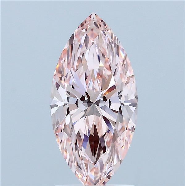 2.02ct Marquise FANCY INTENSE PINK VVS2 Lab Created Diamond