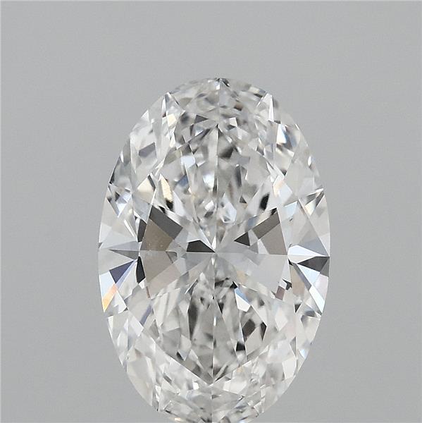 2.5ct Oval F VVS1 Lab Created Diamond