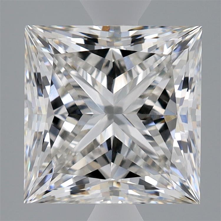 4ct Princess G VS1 Lab Created Diamond