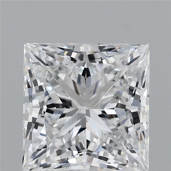3.53ct Princess D VVS2 Lab Created Diamond